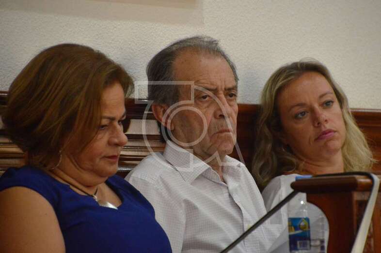 Los tres concejales del PP en el Pleno ordinario del mes de septiembre (Foto TA)